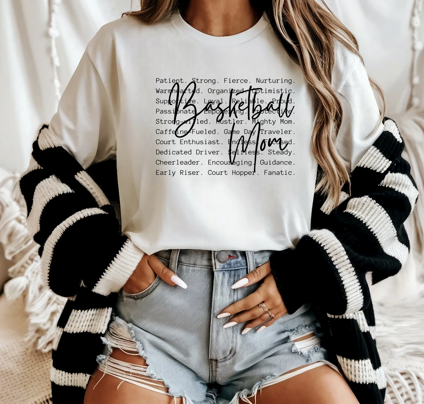 Basketball mom-black