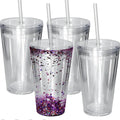 16 oz Acrylic Snowglobe Tumbler (Lava Only)