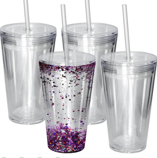 16 oz Acrylic Snowglobe Tumbler (Lava Only)