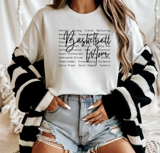 Basketball mom-black