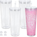 24 oz Acrylic Snowglobe Tumbler (Lava Only)