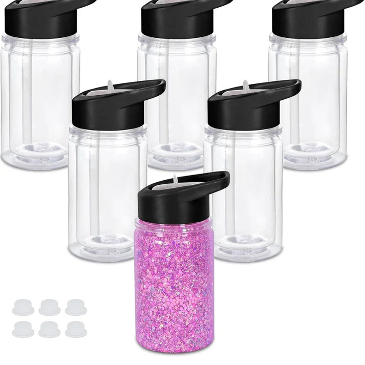 10 oz Acrylic Snowglobe Kids Cup